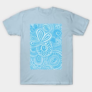 Light Blue Pina Swirls T-Shirt